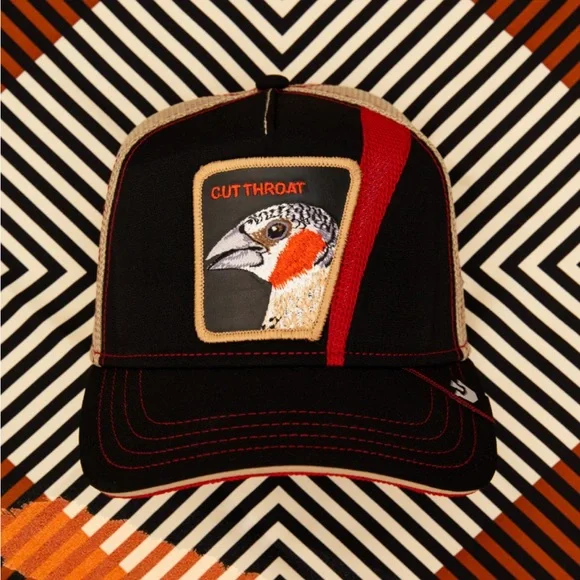 NIB Limited Edition Goorin Brothers “Cut Throat” Finch Trucker Hat - Picture 1 of 6